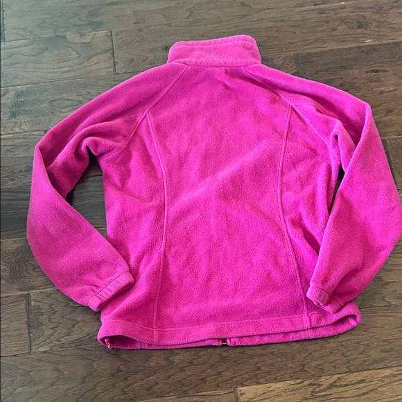 Columbia Bright Pink Fleece Jacket - Picture 3 of 3